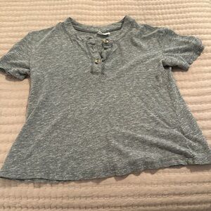 Gray Henley Shirt